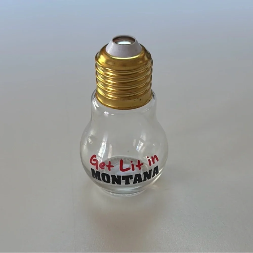 New “Get Lit in Montana” Novelty Lightbulb Shot Glass